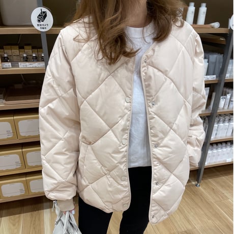 Quilted jacket (Cream)