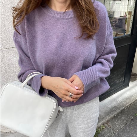 Loose knit (Purple)