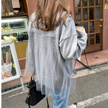 Feminine knit(Gray)