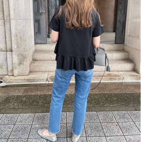 Volume frill tops(Black)