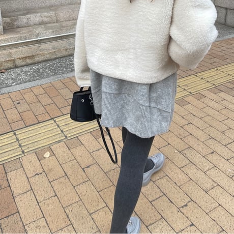 Warm heat rib tights