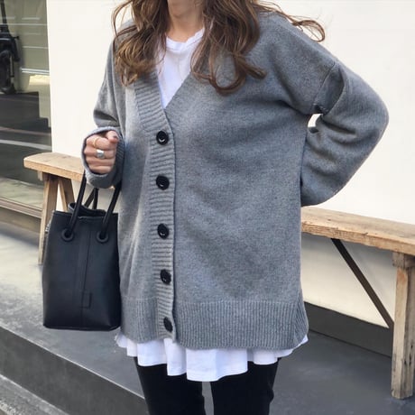 Wide cardigan