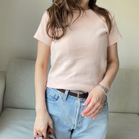 Flannel t-shirts(Pink)