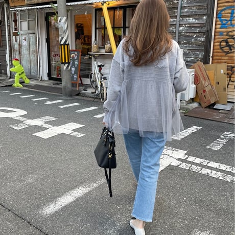 Feminine knit(Gray)