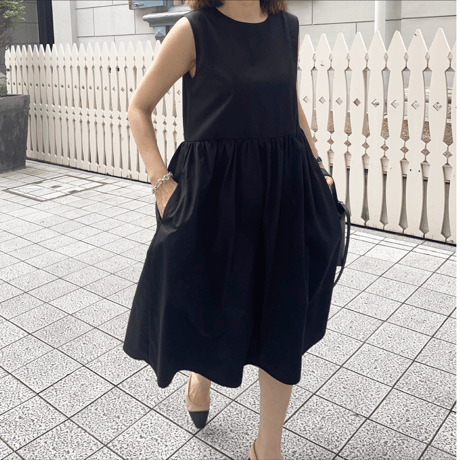 【Original】Volume onepiece(black)