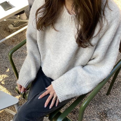 Oversize knit (Beige)