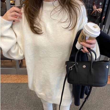 Wool long knit(lvory)