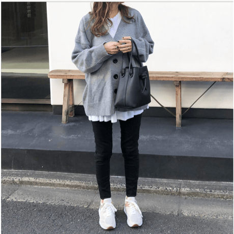 Wide cardigan