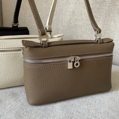Leather mini sholder bag(Toupe)