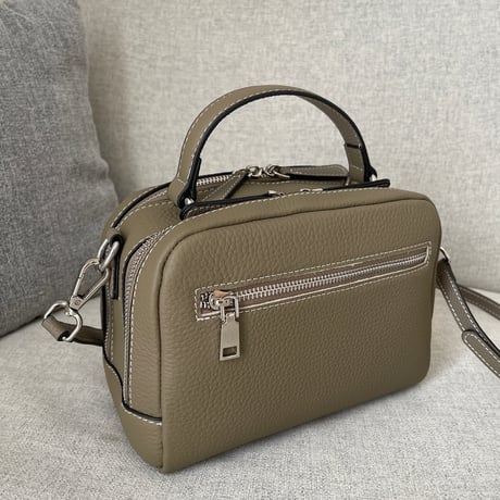 Compact leather bag(Garage)