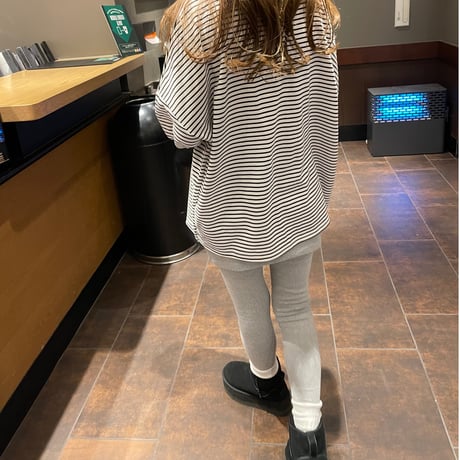 スカート付きレギンス(Light gray)