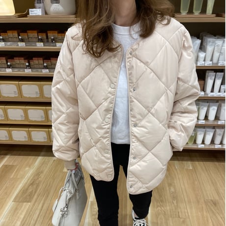 Quilted jacket (Cream)
