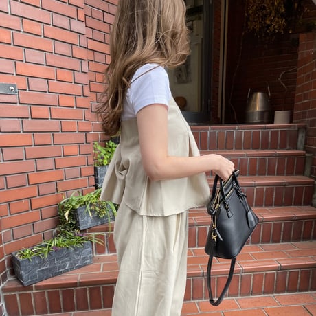 Flare camisole setup(Beige)