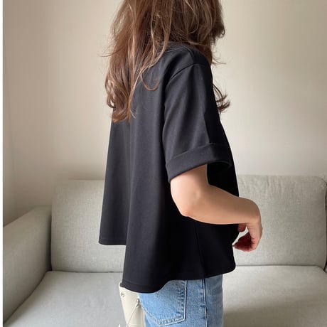 Roll-up flare tops(Black)
