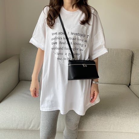 Heart over t-shirts(White)