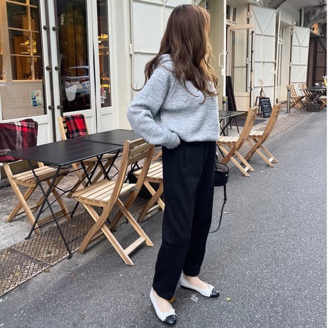 Taperd sweat pants(Black)