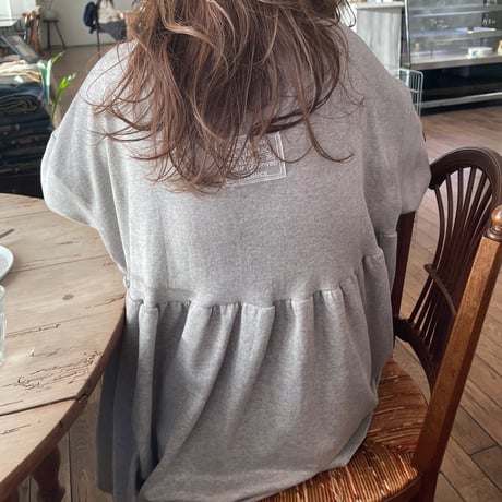 Square neck mini onepiece(Gray)