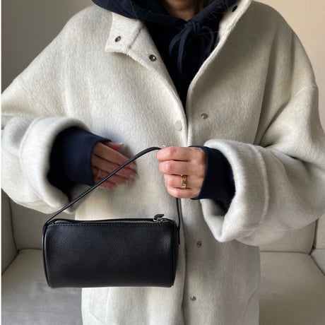 2way leather mini bag(Black)