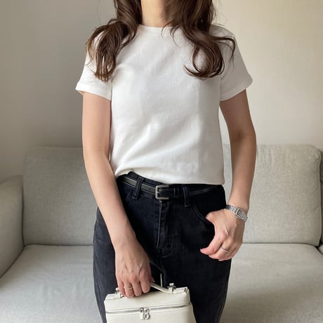 Flannel t-shirts(Ivory)