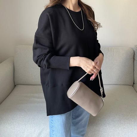 Slit design sweat(Black)