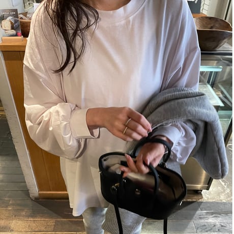 Puff sleeve long t-shirts