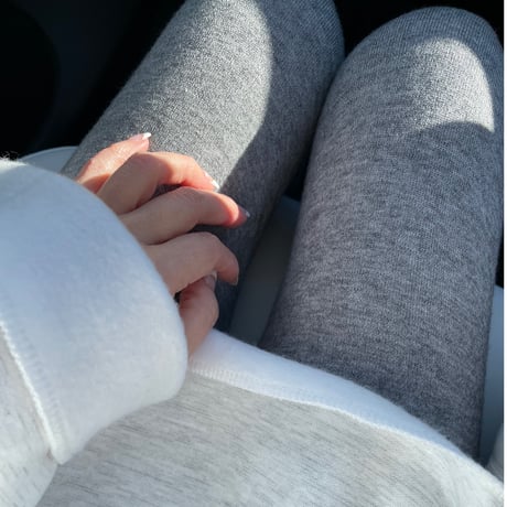 Wool knit leggings