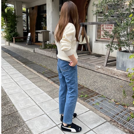 Gold plate basic knit(Ivory)