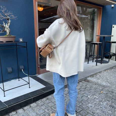 Freece wide pullover(Ivory)
