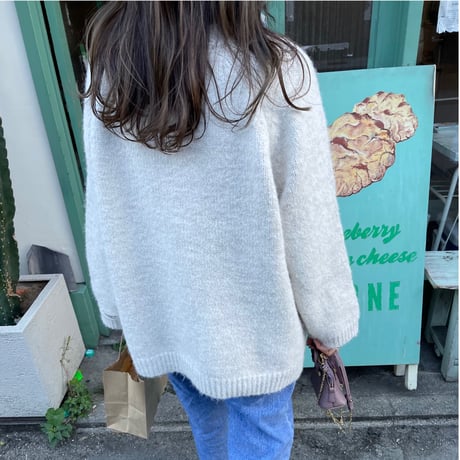Oversize knit (Beige)