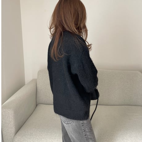 Soft touck basic knit(Black)