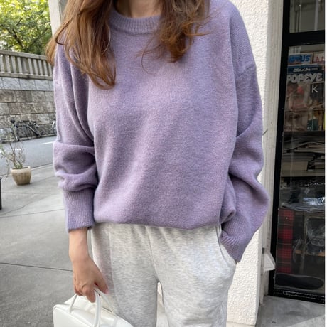 Loose knit (Purple)