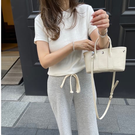 Flannel t-shirts(Ivory)
