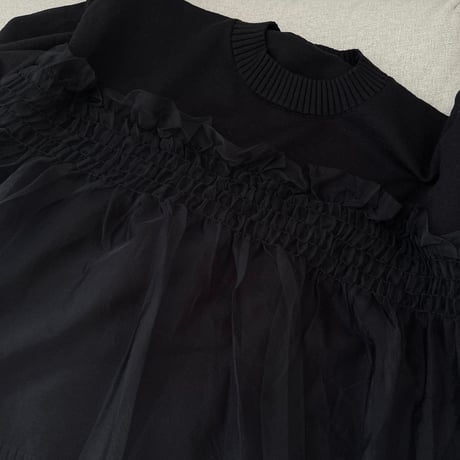Feminine knit(Black)