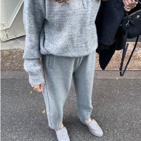 Taperd sweat pants(Gray)