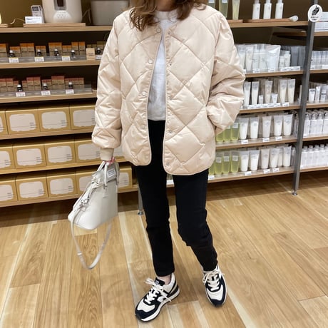 Quilted jacket (Cream)