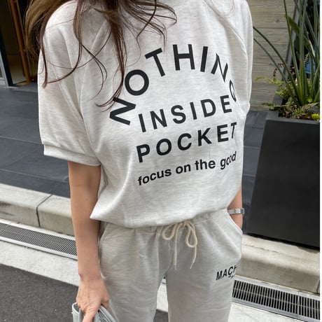 Logo sweat setup(Light beige)