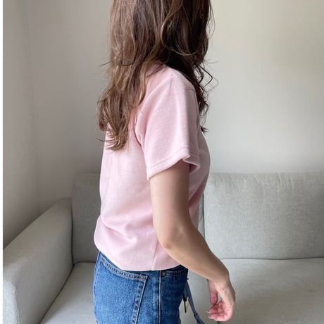 Velor pullover(pink)