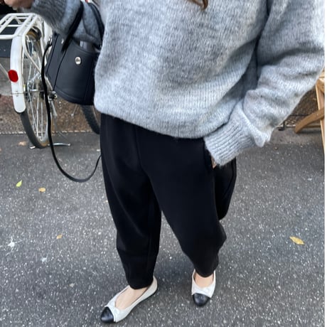 Taperd sweat pants(Black)