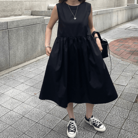 【Original】Volume onepiece(black)