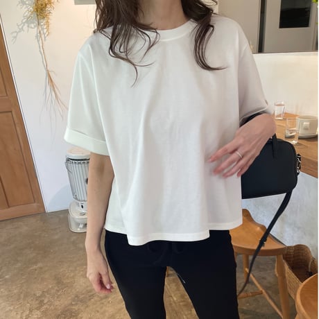 Roll-up flare tops(White)