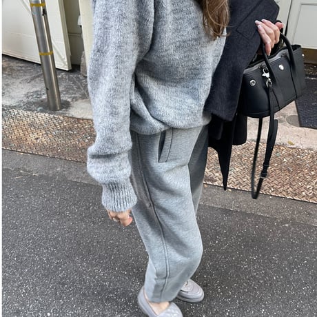 Taperd sweat pants(Gray)
