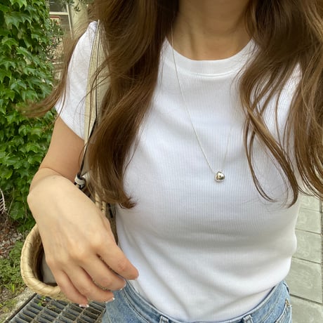 【silver925】Ball long necklace