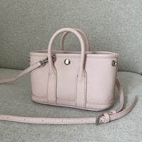 Leather mini tote bag(Baby pink)付属ポーチなし