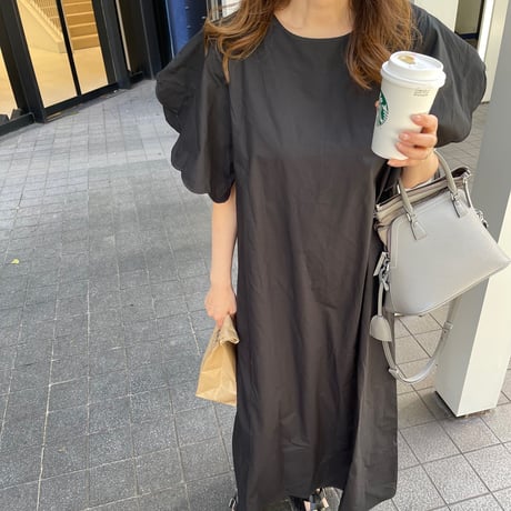 Flower sleeve  long onepiece