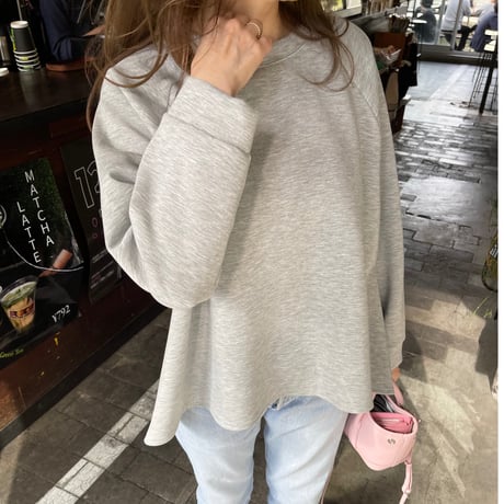 Flare slit sweat(Gray)