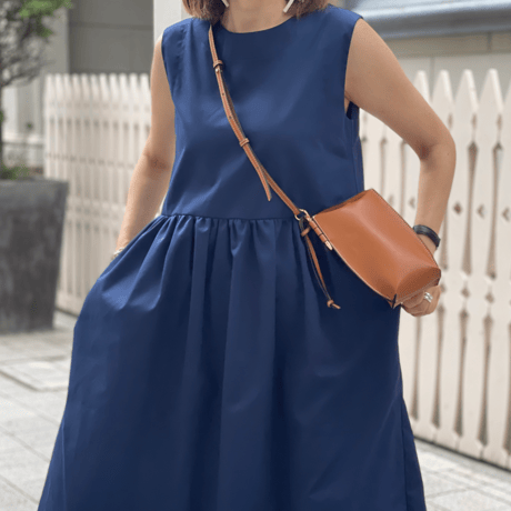 【Original】Volume onepiece(navy)