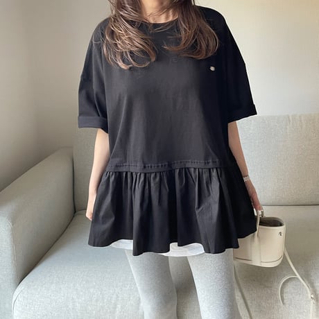 Teard flare tops(Black)