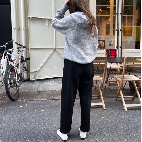 Taperd sweat pants(Black)