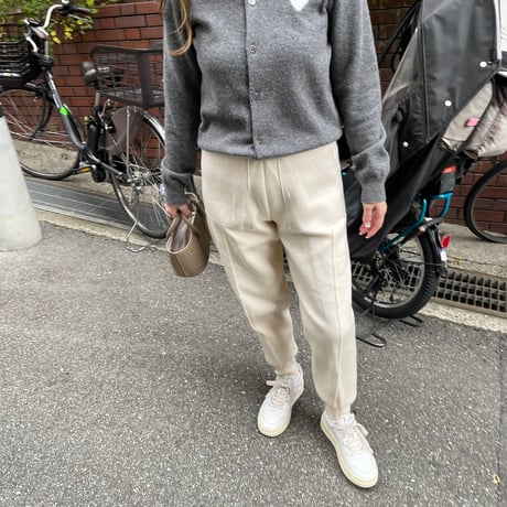 Taperd knit pants(Ivory)