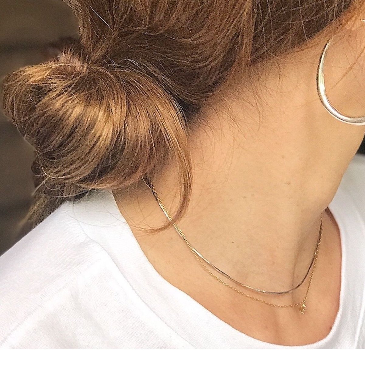 silver 925 snake chain necklace | K